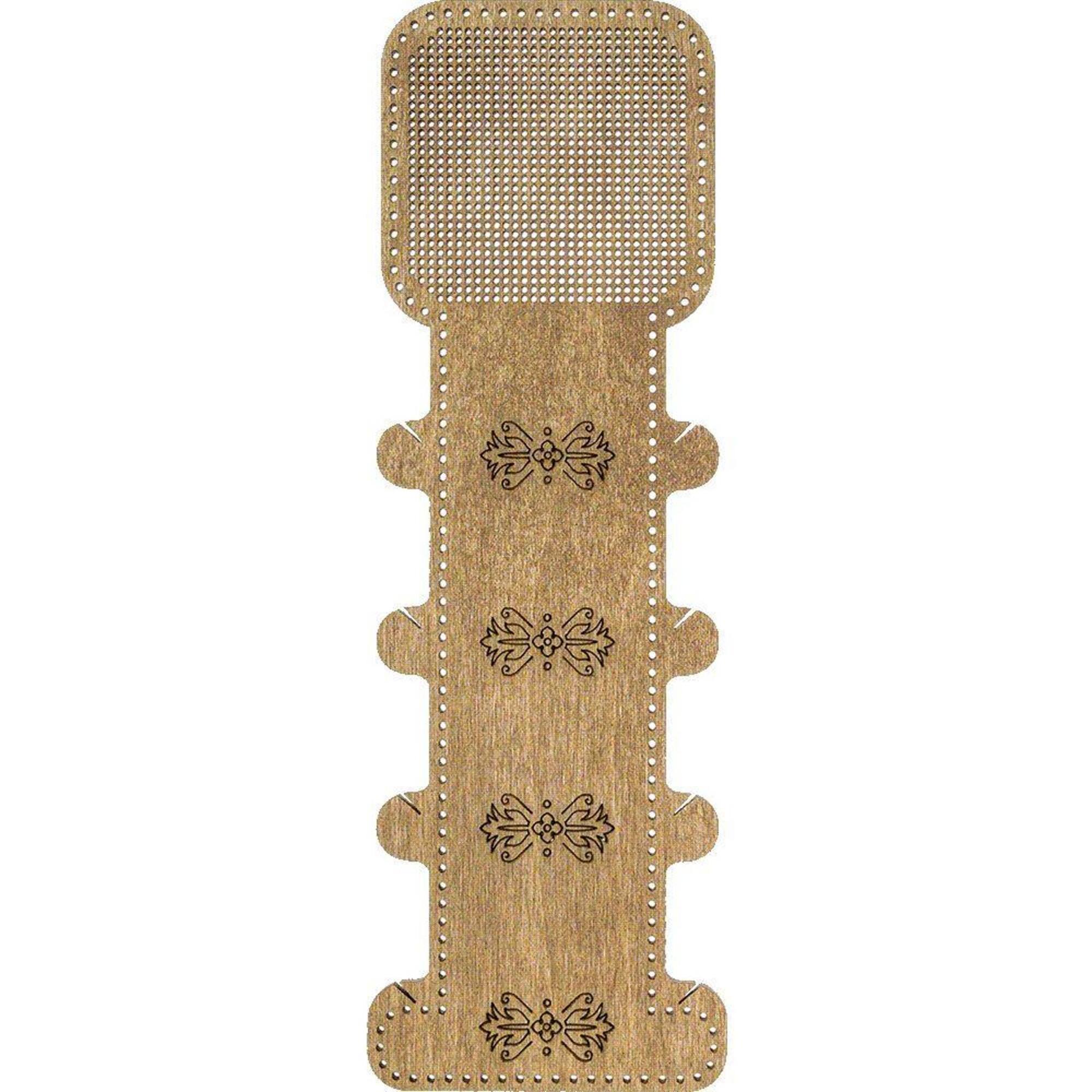 Wonderland Crafts Wooden Perforated Blanks for Thread Embroidery Kit